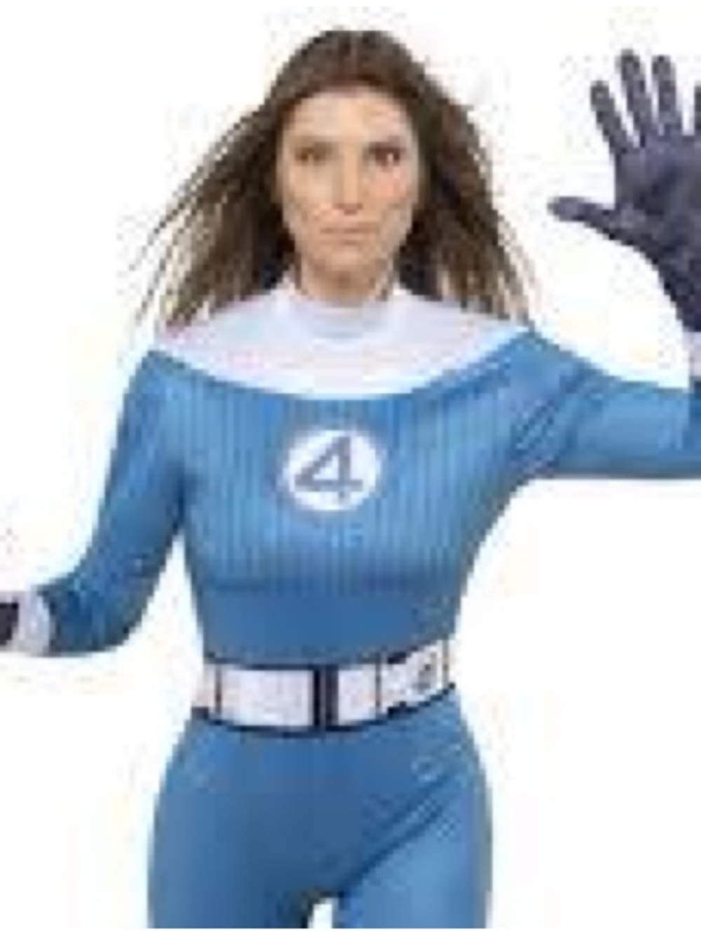 Marvel Fantastic Four Invisible Woman Zentai Costume New Jazwares Adult Large
